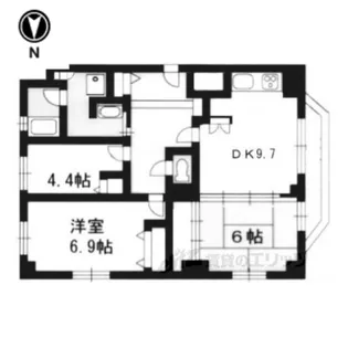 メゾン洛北【5階】の間取り