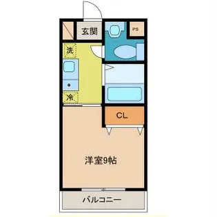 ヘプタハウス【2階】の間取り