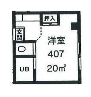 マルコーマンション【4階】の間取り