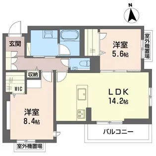 フルオール【3階】の間取り