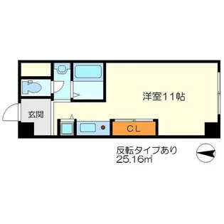 グランヴィ新大阪【4階】の間取り