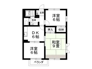 パークハイムヤジマB棟【1階】の間取り