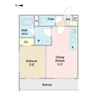 Jブラン北綾瀬【2階】の間取り