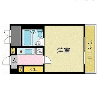 梅田レジデンスTOWER【14階】の間取り