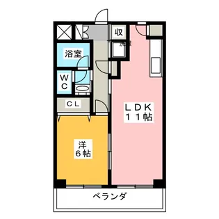 ヒルズ宮根台【5階】の間取り