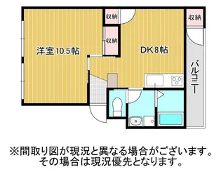 スルガハイツ8号【4階】の間取り