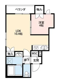 MONAD【2階】の間取り