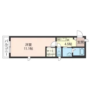 ドス・ミル・セイス【2階】の間取り