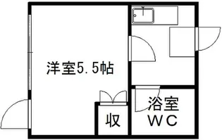 カイフヒル【1階】の間取り