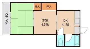 清滝園【2階】の間取り