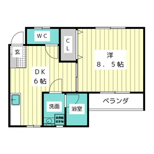 サン・パーク【1階】の間取り
