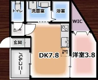 サンシエ寝屋川【3階】の間取り