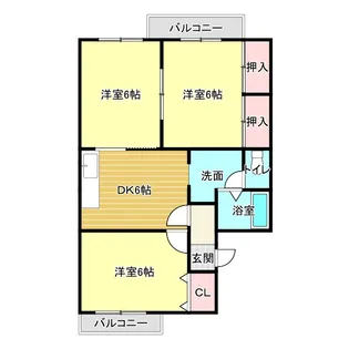 ヴィーナスIII番館【1階】の間取り