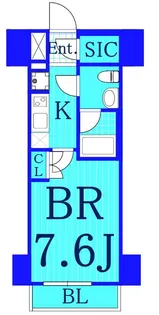 ジェノヴィア川崎VII【14階】の間取り