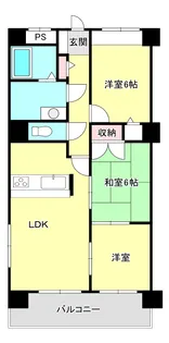 プレジールたかさき【5階】の間取り