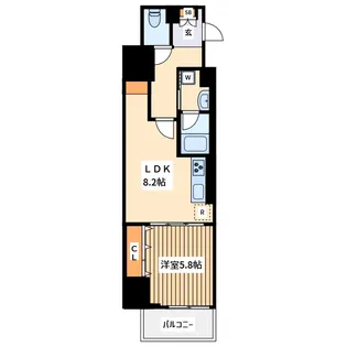 ラフィシア関内【3階】の間取り