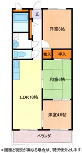 フィネス松本B【3階】の間取り