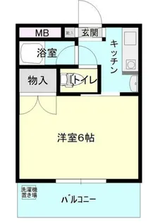 ジュネパレス津田沼第15【3階】の間取り