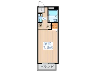 サン・ベルナ-ド【1階】の間取り