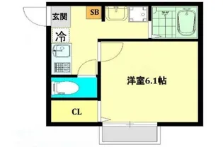 アークガーデン七里【1階】の間取り