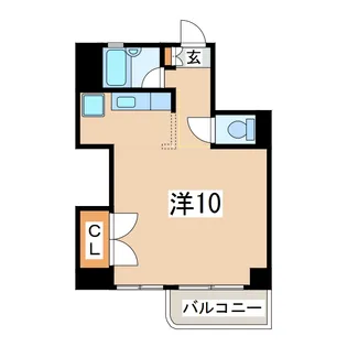 アローハイム紺屋【5階】の間取り