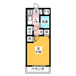 ハウスメイトI【4階】の間取り