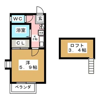 グレース希望ヶ丘【2階】の間取り