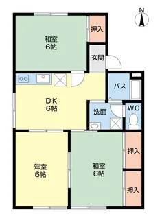 LAハイム【1階】の間取り