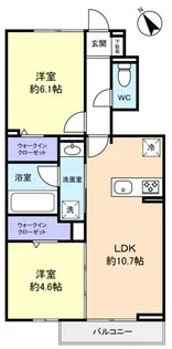 ラヴェール【1階】の間取り