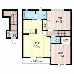 シャーメゾン・ラブ【2階】の間取り