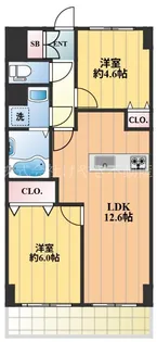 ライオンズマンション本蓮沼第2【2階】の間取り