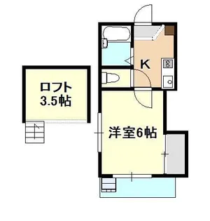 岡山ユタカマンション【2階】の間取り