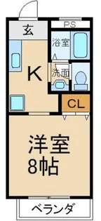 ウエストホン【1階】の間取り