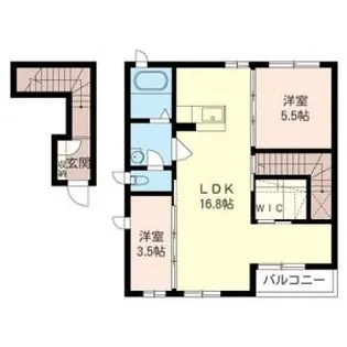 メゾンラフィネ【2階】の間取り