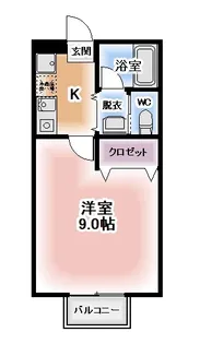 ドミールオクト【2階】の間取り
