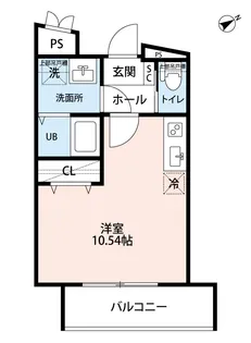 グランイル武蔵小杉【1階】の間取り