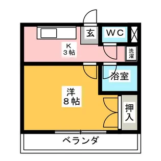 マンションブリッジ88【2階】の間取り