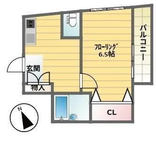 グランド南長崎【2階】の間取り