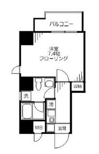 エクセルピア大森南【10階】の間取り