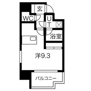 アバンティ大阪ドームシティ【10階】の間取り