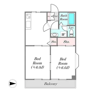 アーバニティ【1階】の間取り