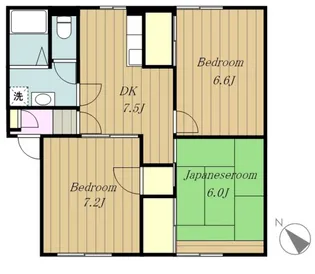 レジデンス翔【1階】の間取り