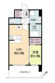 セレニテ江坂エクラ【6階】の間取り