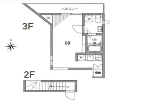 中野薫木荘【3階】の間取り