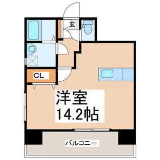 グランドエステート新町【8階】の間取り