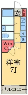サンコート稲毛海岸【1階】の間取り
