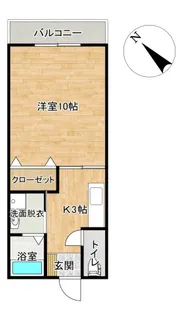 アトム8【2階】の間取り