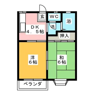 バードヒル【2階】の間取り