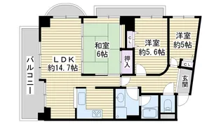 ウィンベル緑橋【3階】の間取り