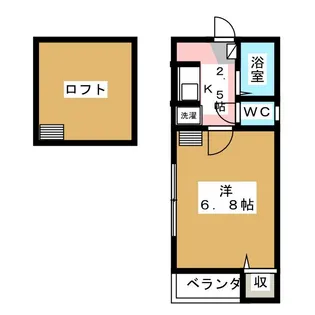 アナハイム【2階】の間取り
